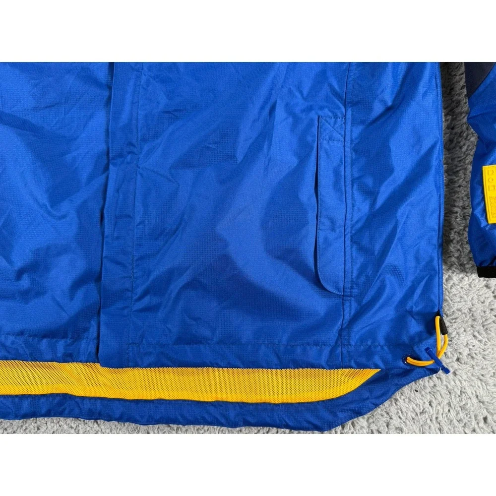 Vintage Starter Windbreaker Jacket Mens Large Blue‎ Lightweight Full Zip Lined